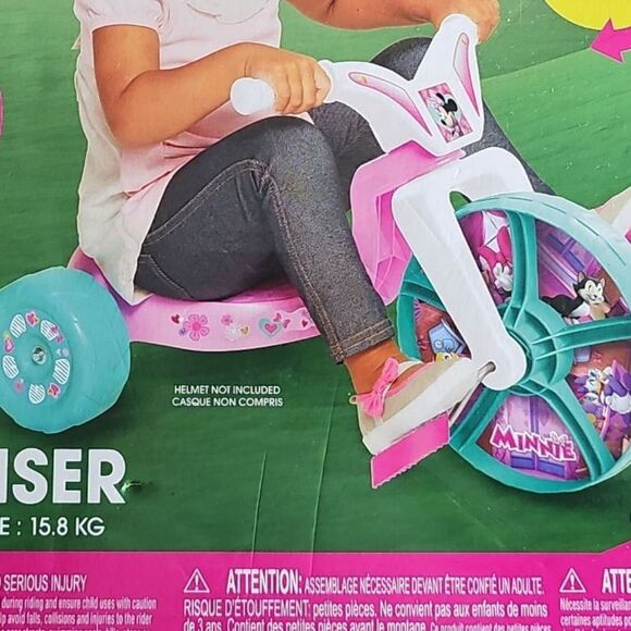 Disney Junior Minnie Mouse Cruiser Trike Bike Ages 2-4 Custom Character Ride New - Picture 12 of 12